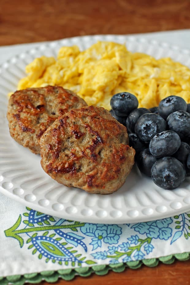 Turkey Sausage Platter